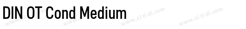 DIN OT Cond Medium字体转换